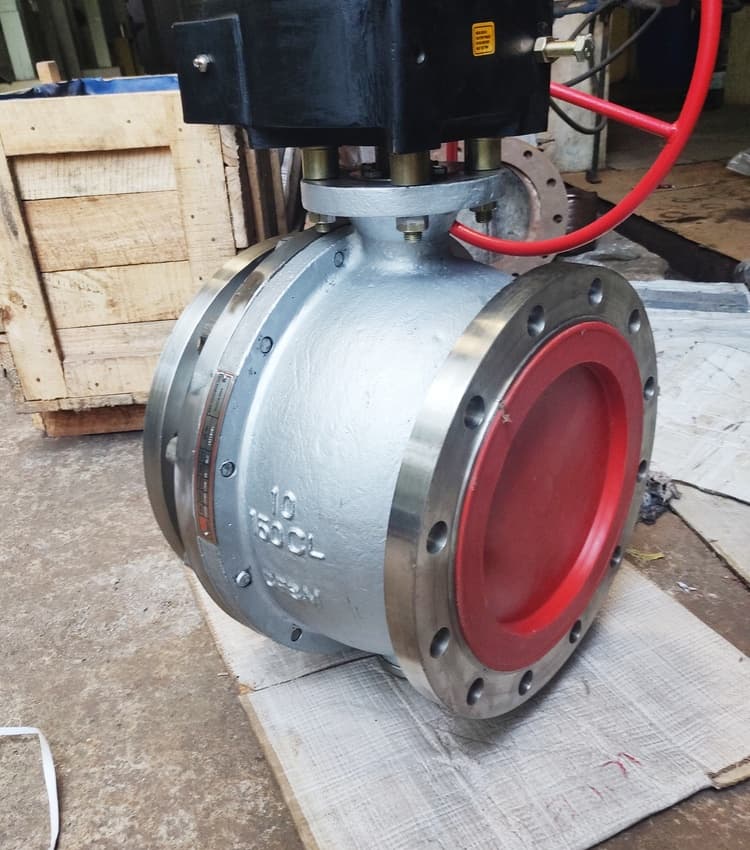 2PC Flanged Ball Valve View 4