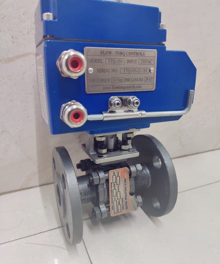 3PC Flanged Ball Valve View 2