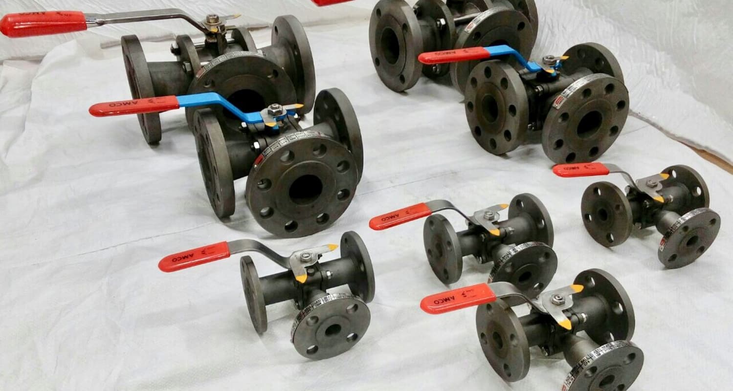 3PC Flanged Ball Valve View 5