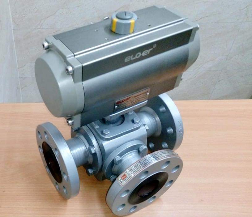 3PC Flanged Ball Valve View 6