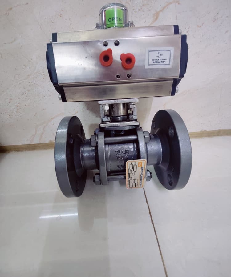 3PC Flanged Ball Valve View 8