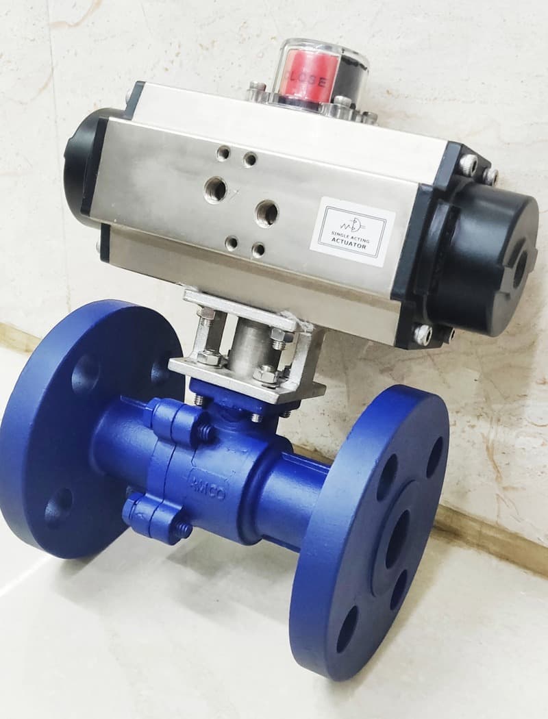 2 Piece Flanged Ball Valve
