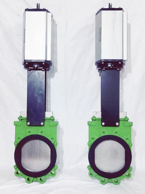 2 piece design Bi-Directional Wafer Lugged Resilient Seat Knife Edge Gate Valve